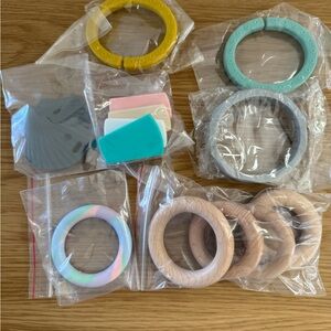 Assorted Silicone Teething Rings - NWOT